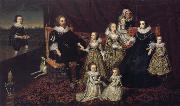 unknow artist Sir Thomas Lucy III and his family Spain oil painting reproduction